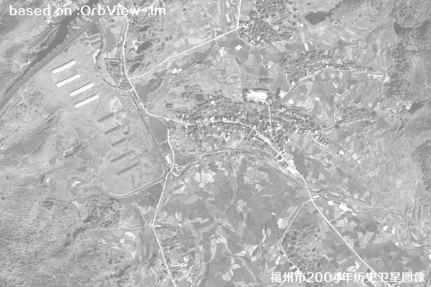福州市2004年1米分辨率OrbView卫星历史影像图17