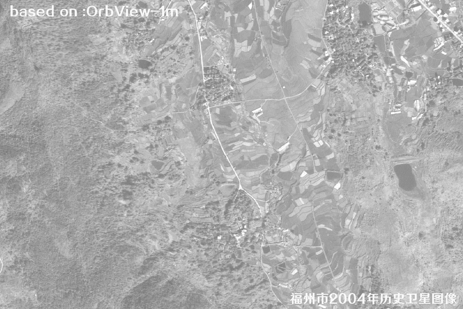 福州市2004年1米分辨率OrbView卫星历史影像图21
