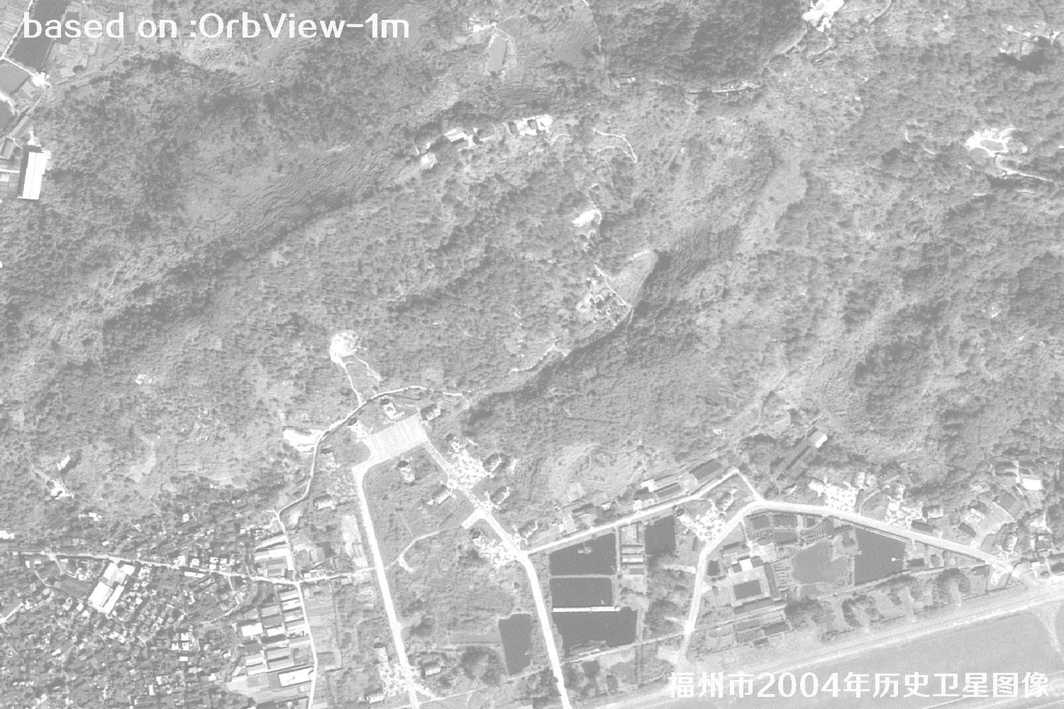 福州市2004年1米分辨率OrbView卫星历史影像图22