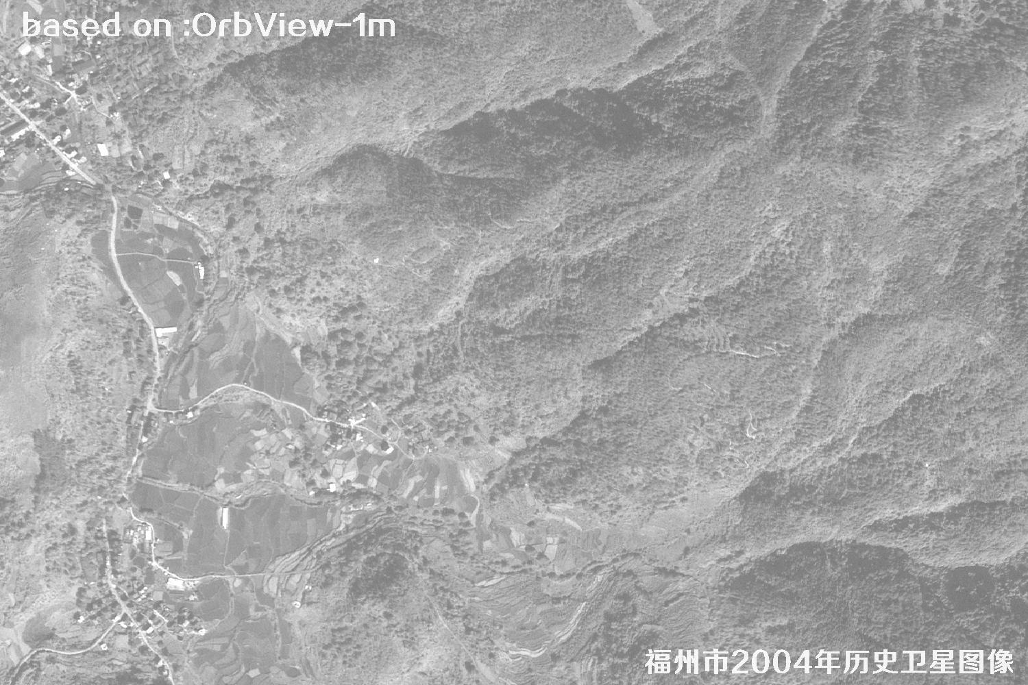 福州市2004年1米分辨率OrbView卫星历史影像图30