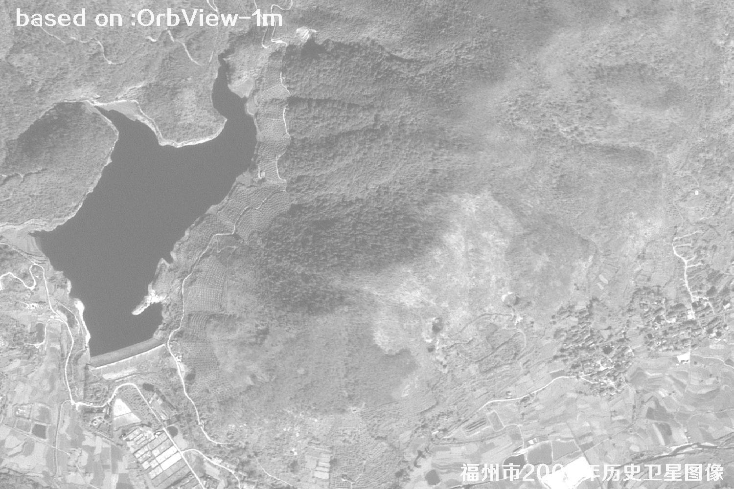 福州市2004年1米分辨率OrbView卫星历史影像图31