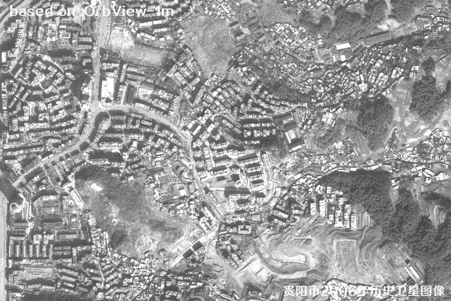 贵阳市2006年1米分辨率历史卫星地图10