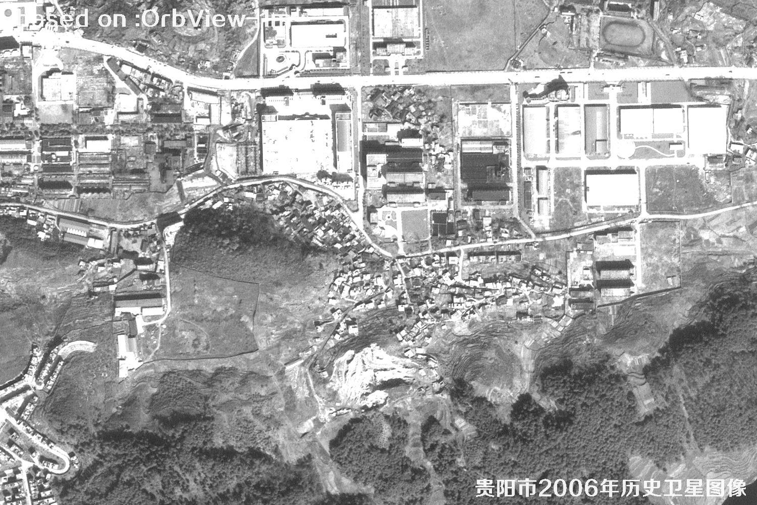 贵阳市2006年1米分辨率历史卫星地图17