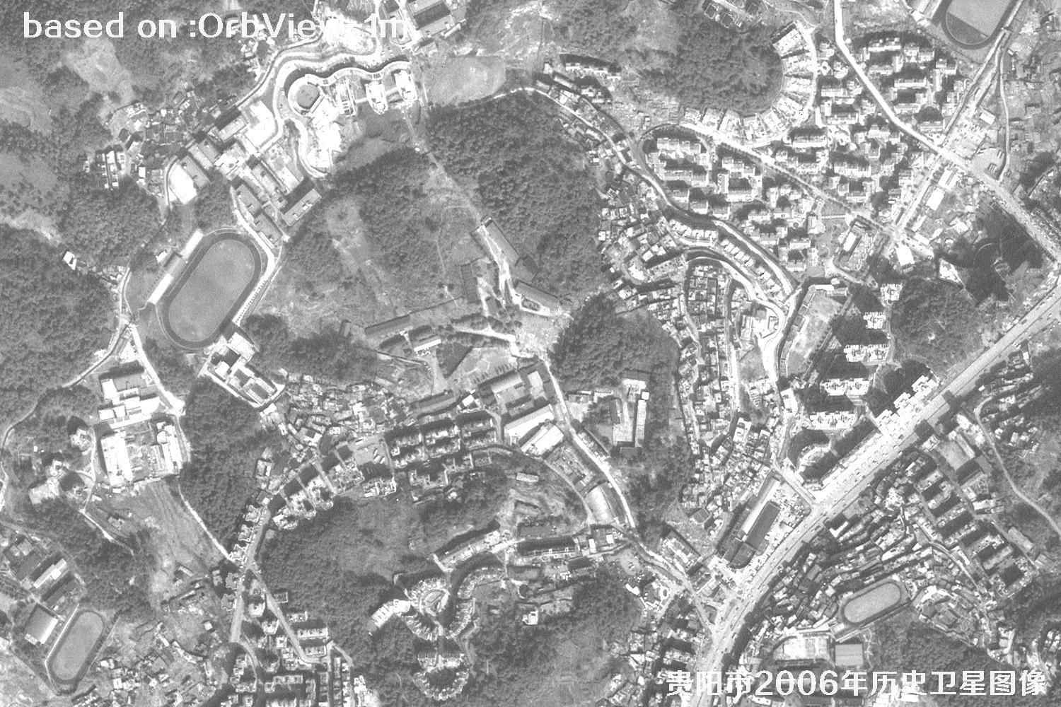贵阳市2006年1米分辨率历史卫星地图18