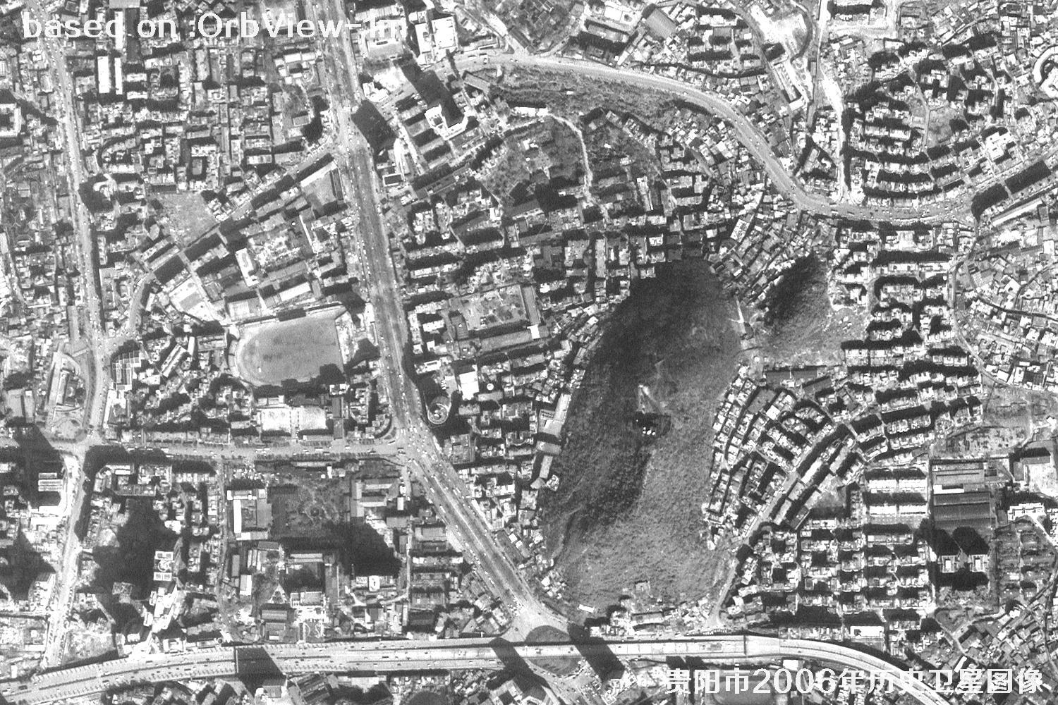 贵阳市2006年1米分辨率历史卫星地图2