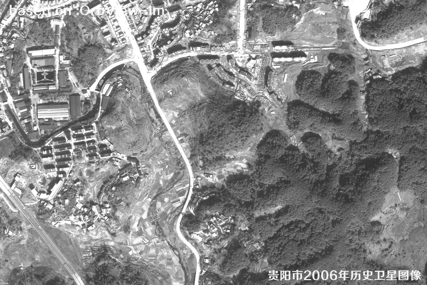 贵阳市2006年1米分辨率历史卫星地图21