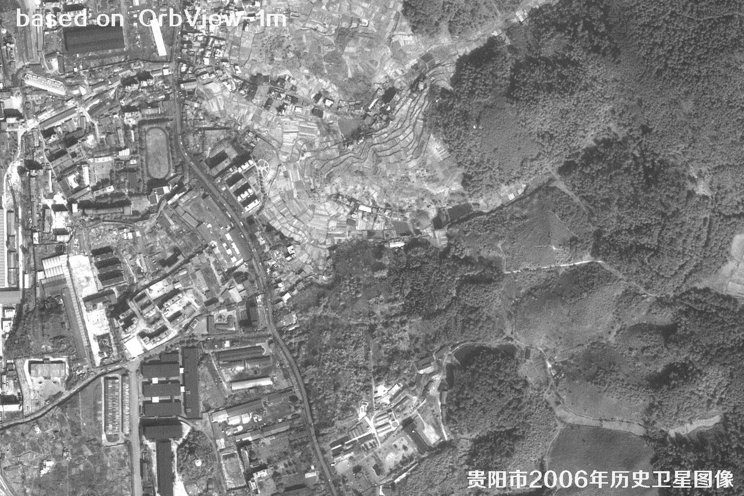 贵阳市2006年1米分辨率历史卫星地图24