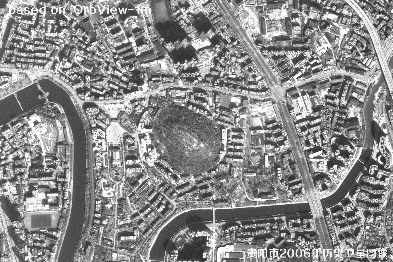 贵阳市2006年1米分辨率历史卫星地图3
