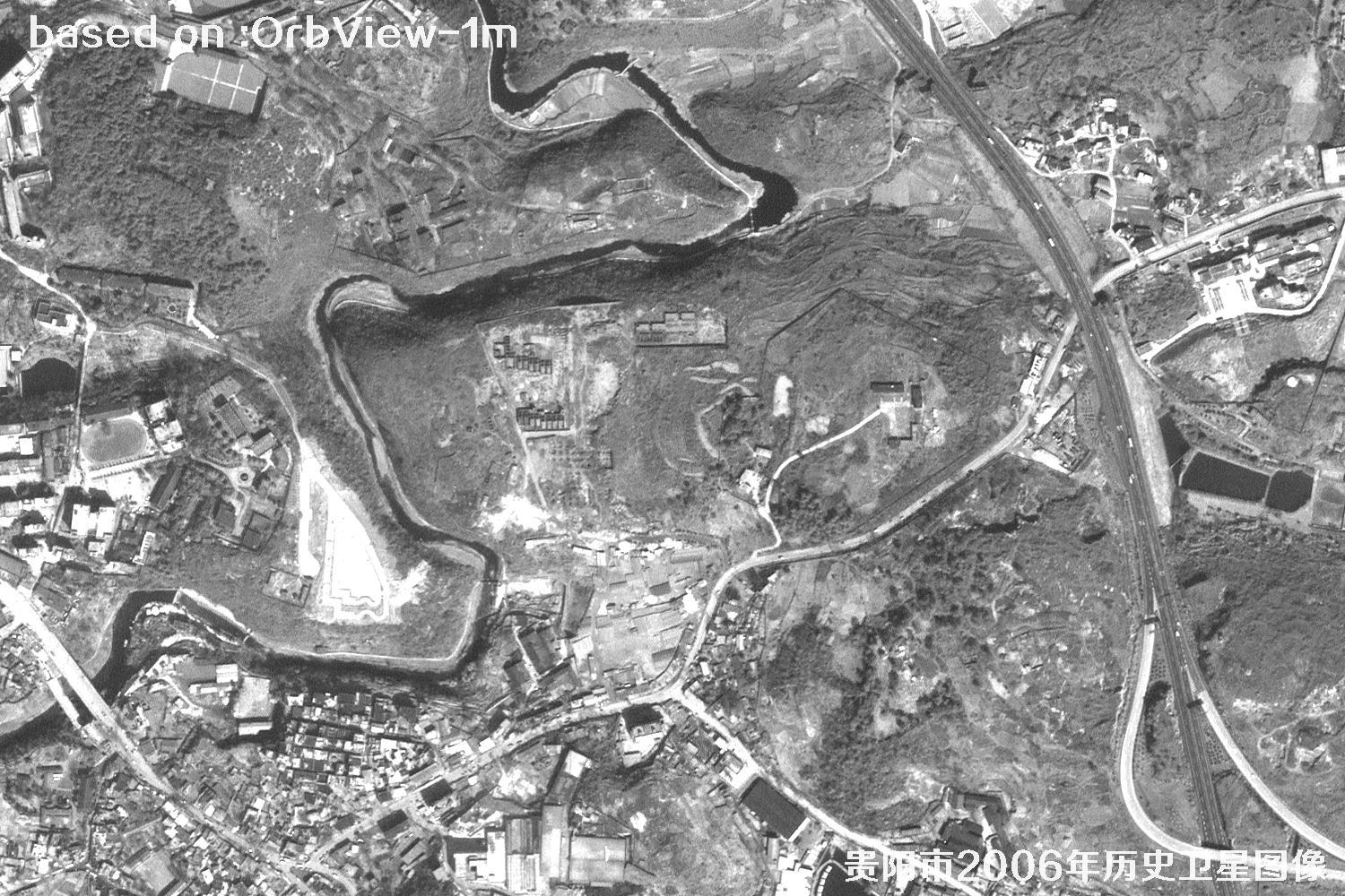 贵阳市2006年1米分辨率历史卫星地图30