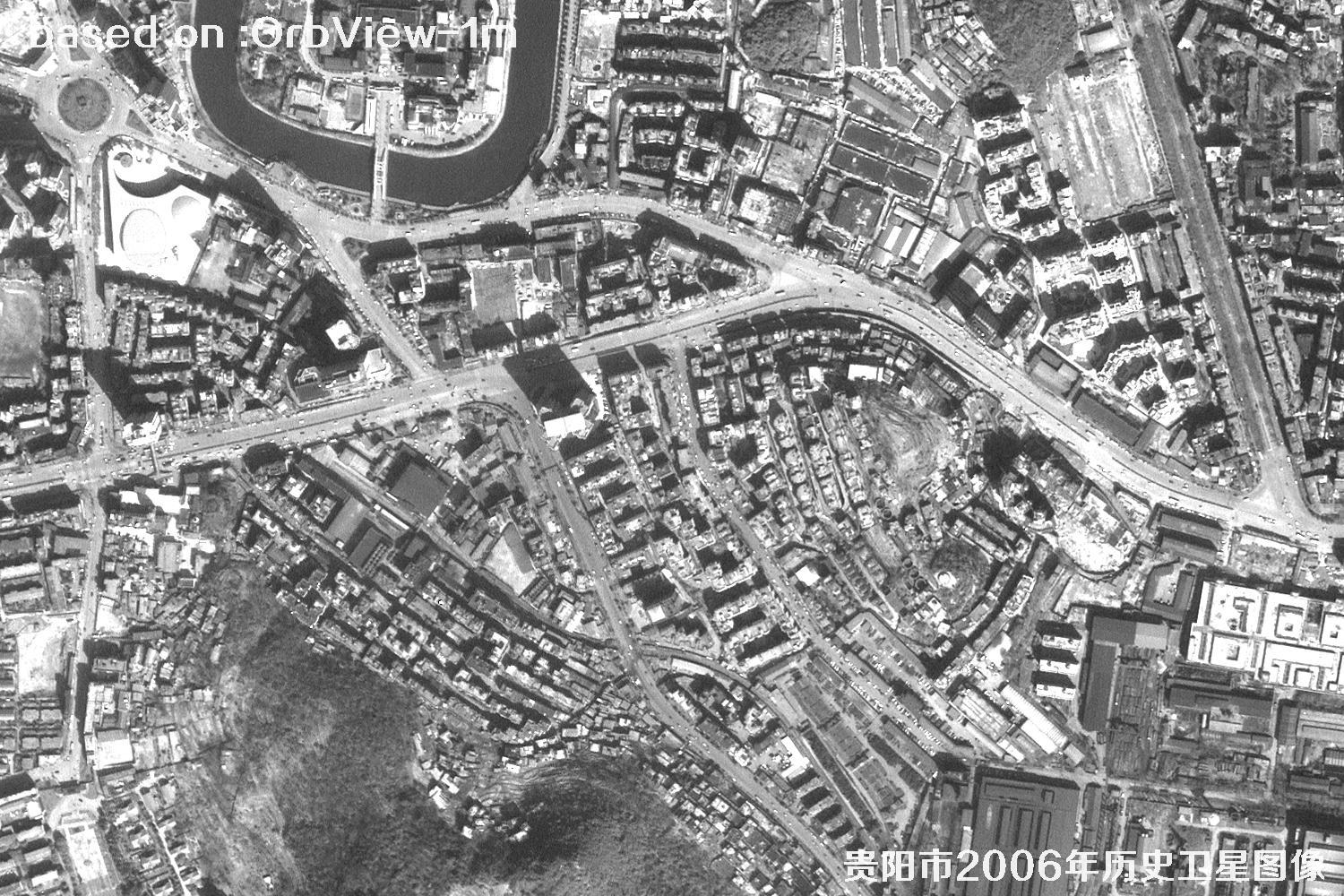 贵阳市2006年1米分辨率历史卫星地图4