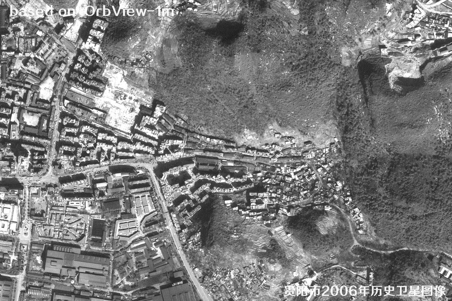 贵阳市2006年1米分辨率历史卫星地图5