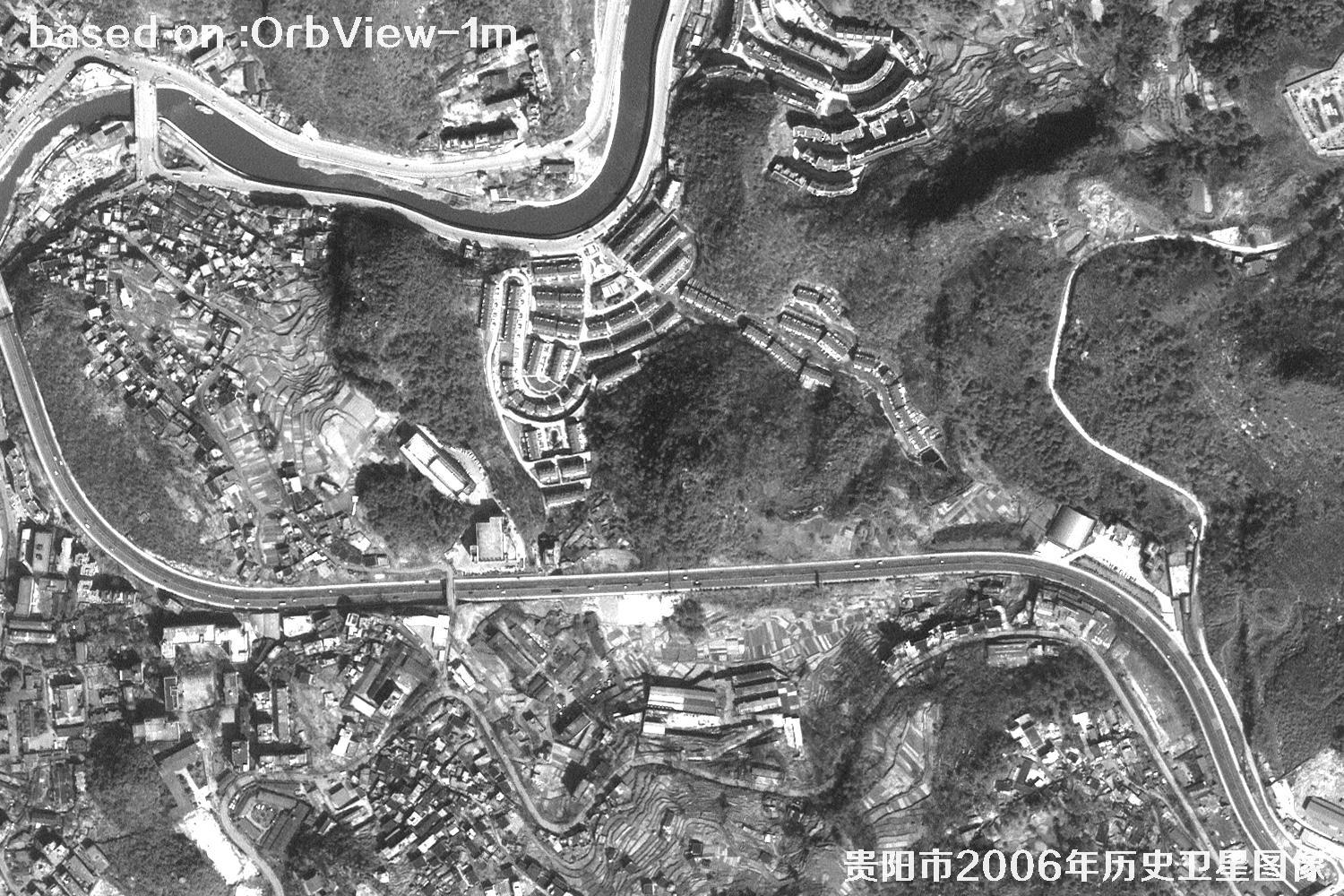 贵阳市2006年1米分辨率历史卫星地图6