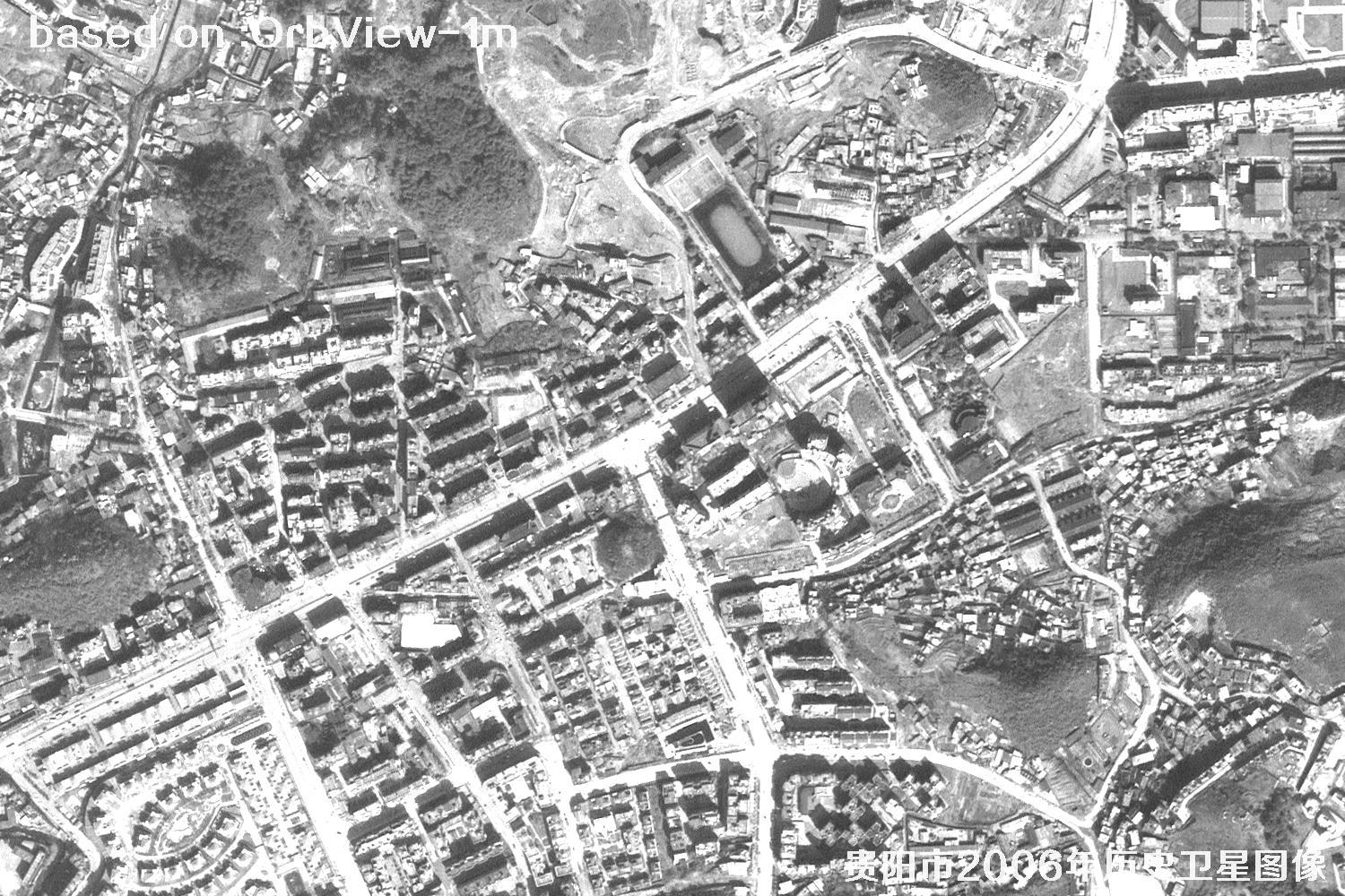 贵阳市2006年1米分辨率历史卫星地图8