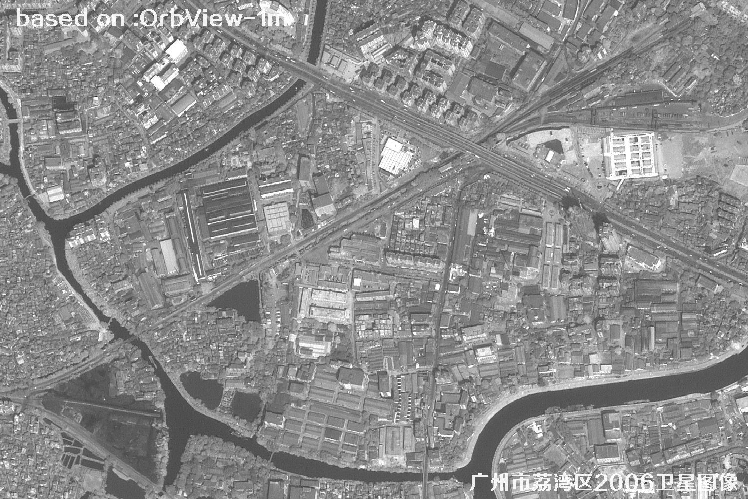 广州市荔湾区2006年1米分辨率OrbView卫星图像13