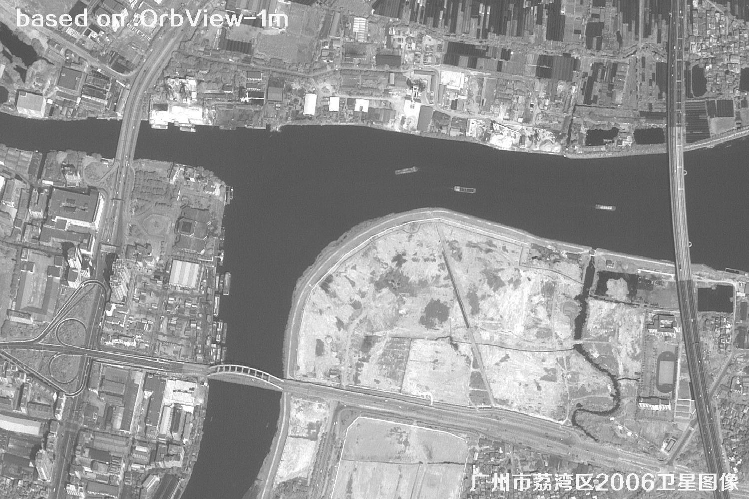 广州市荔湾区2006年1米分辨率OrbView卫星图像17