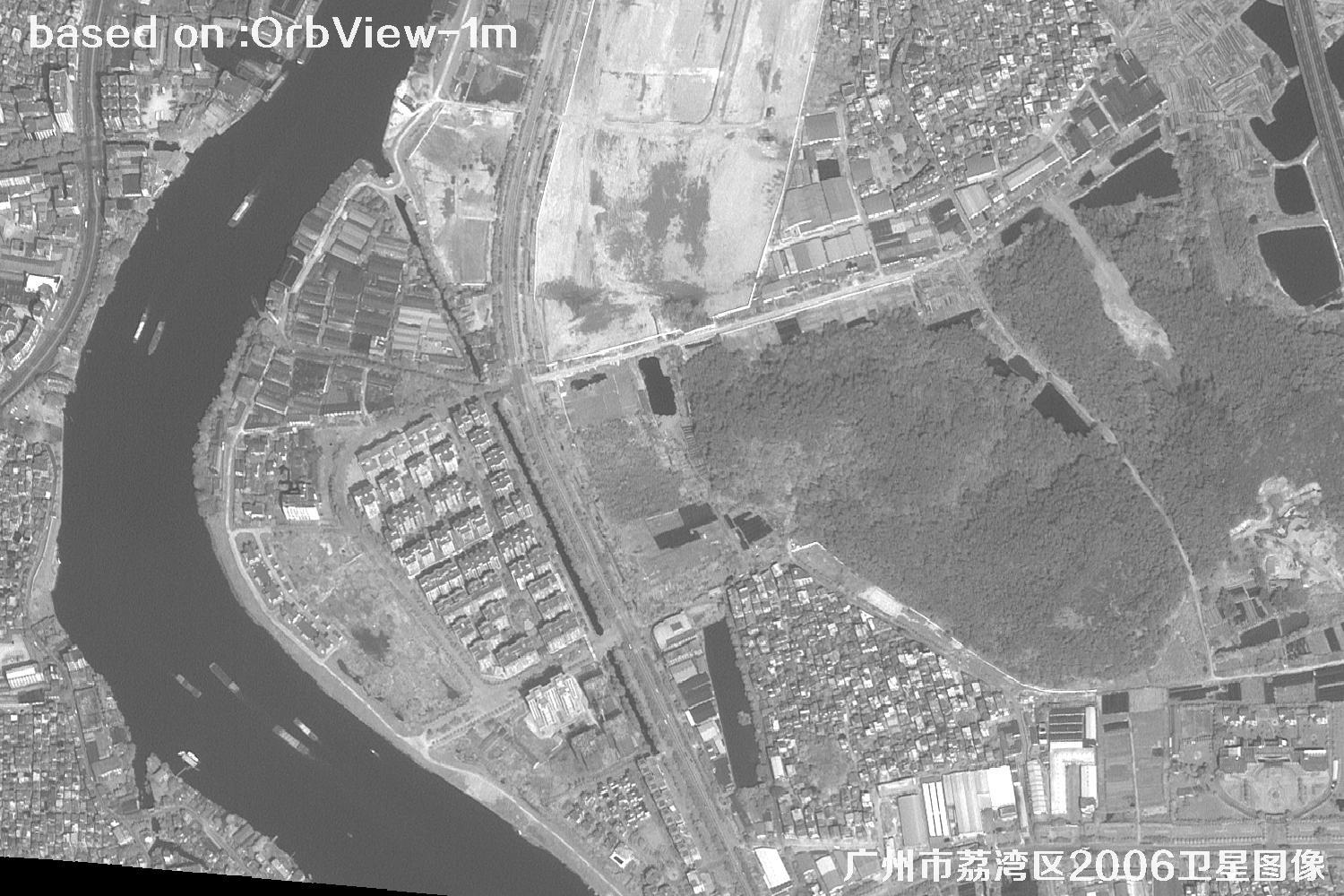 广州市荔湾区2006年1米分辨率OrbView卫星图像18