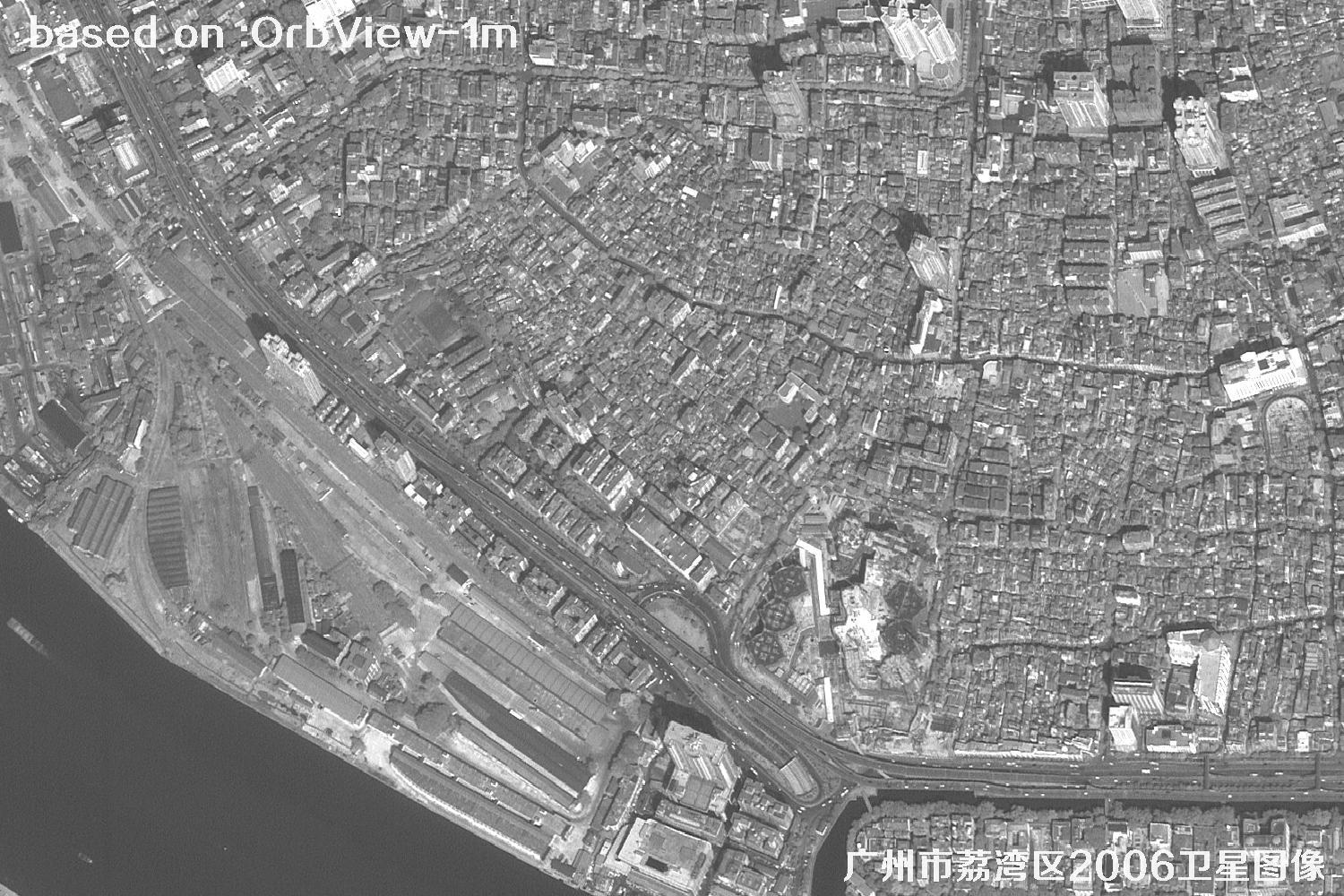 广州市荔湾区2006年1米分辨率OrbView卫星图像19