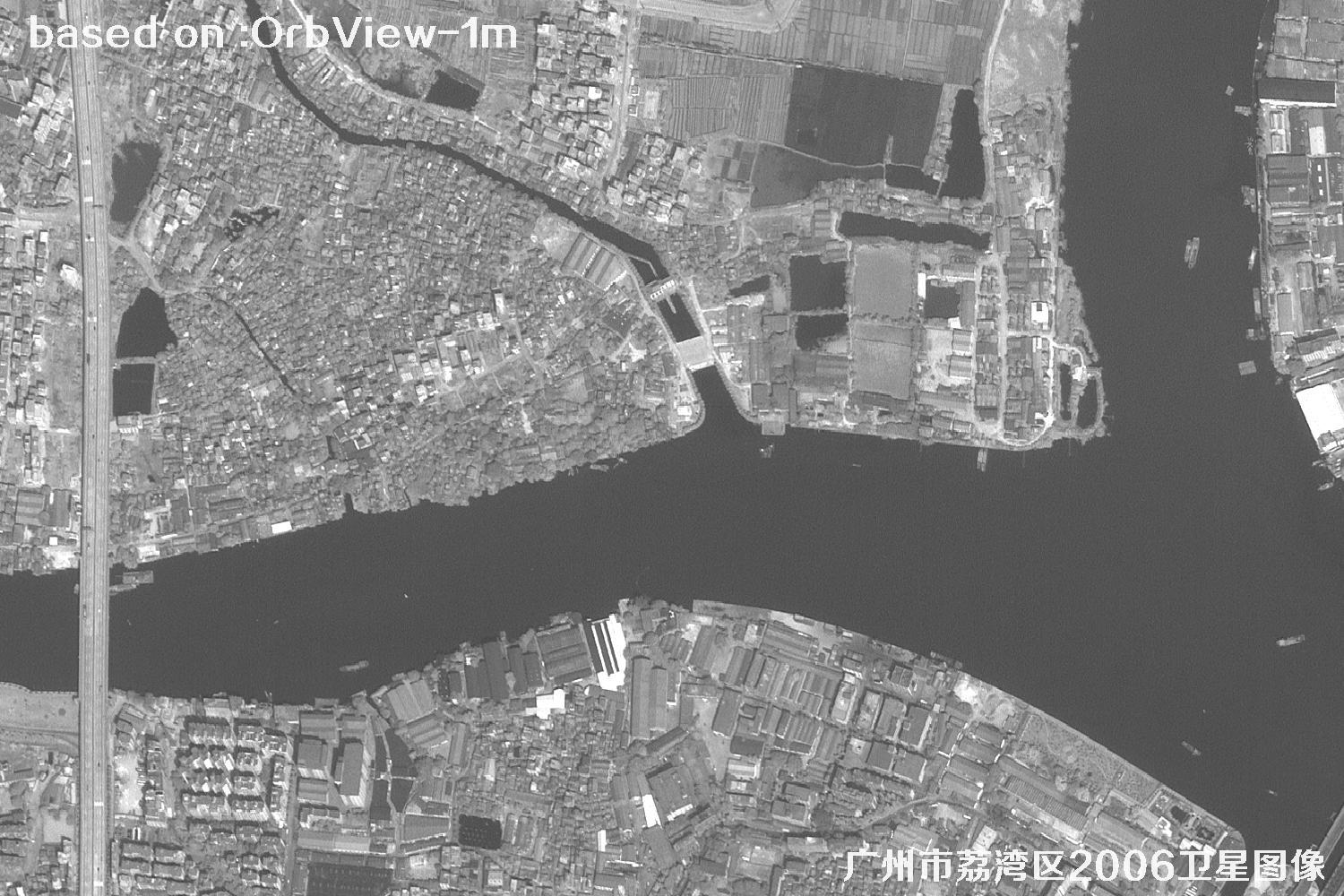 广州市荔湾区2006年1米分辨率OrbView卫星图像22