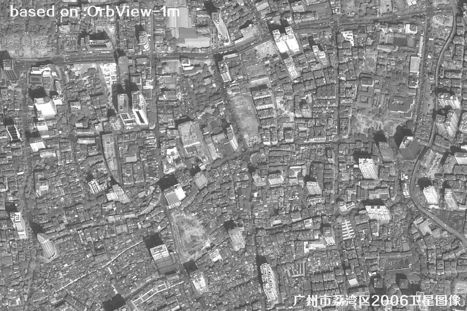 广州市荔湾区2006年1米分辨率OrbView卫星图像24