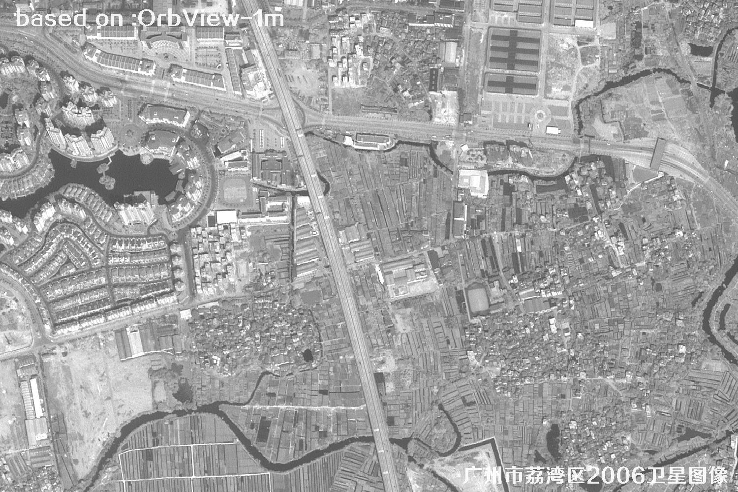 广州市荔湾区2006年1米分辨率OrbView卫星图像25