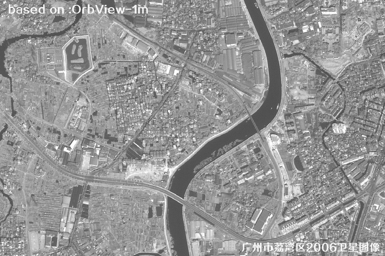 广州市荔湾区2006年1米分辨率OrbView卫星图像26