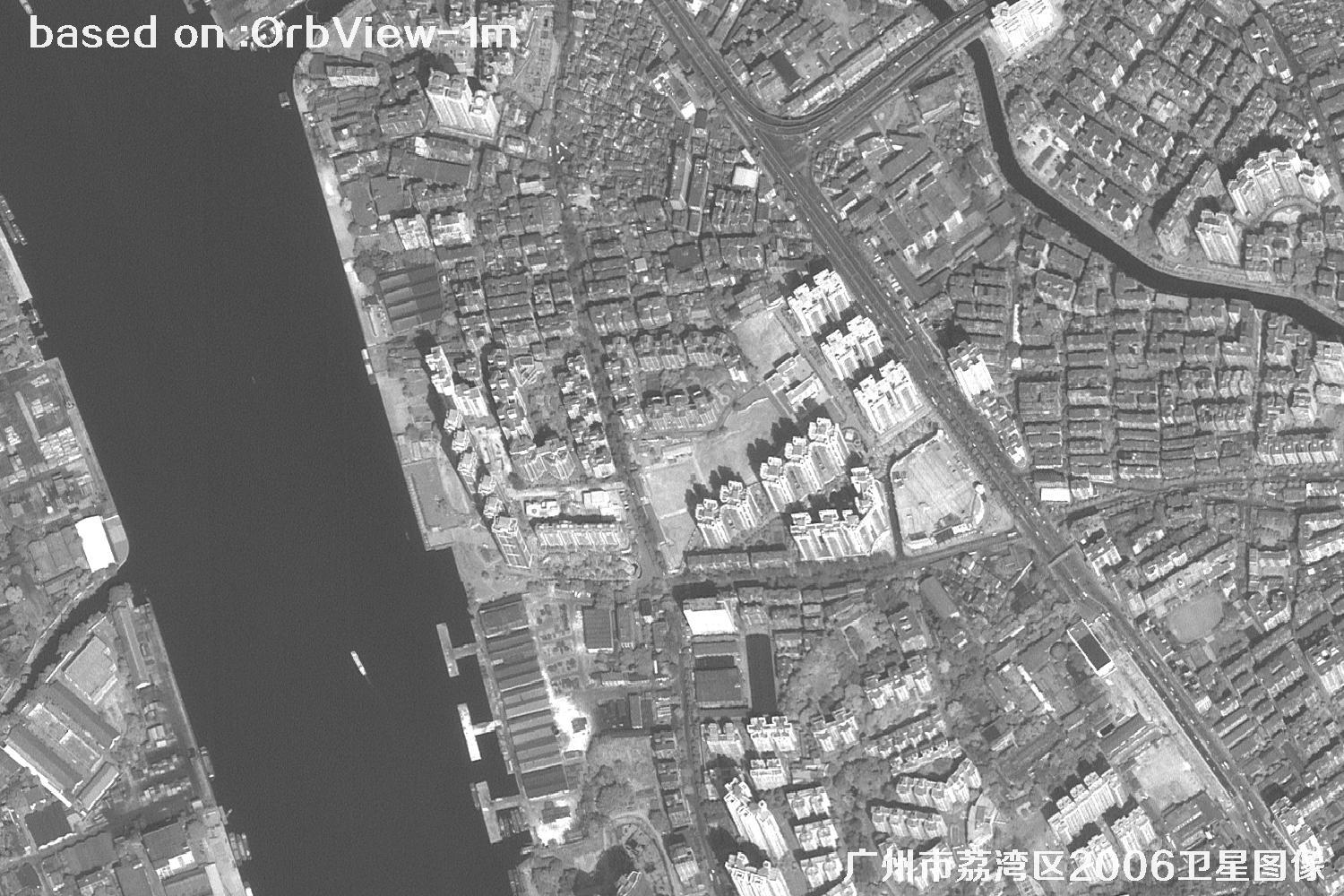 广州市荔湾区2006年1米分辨率OrbView卫星图像27