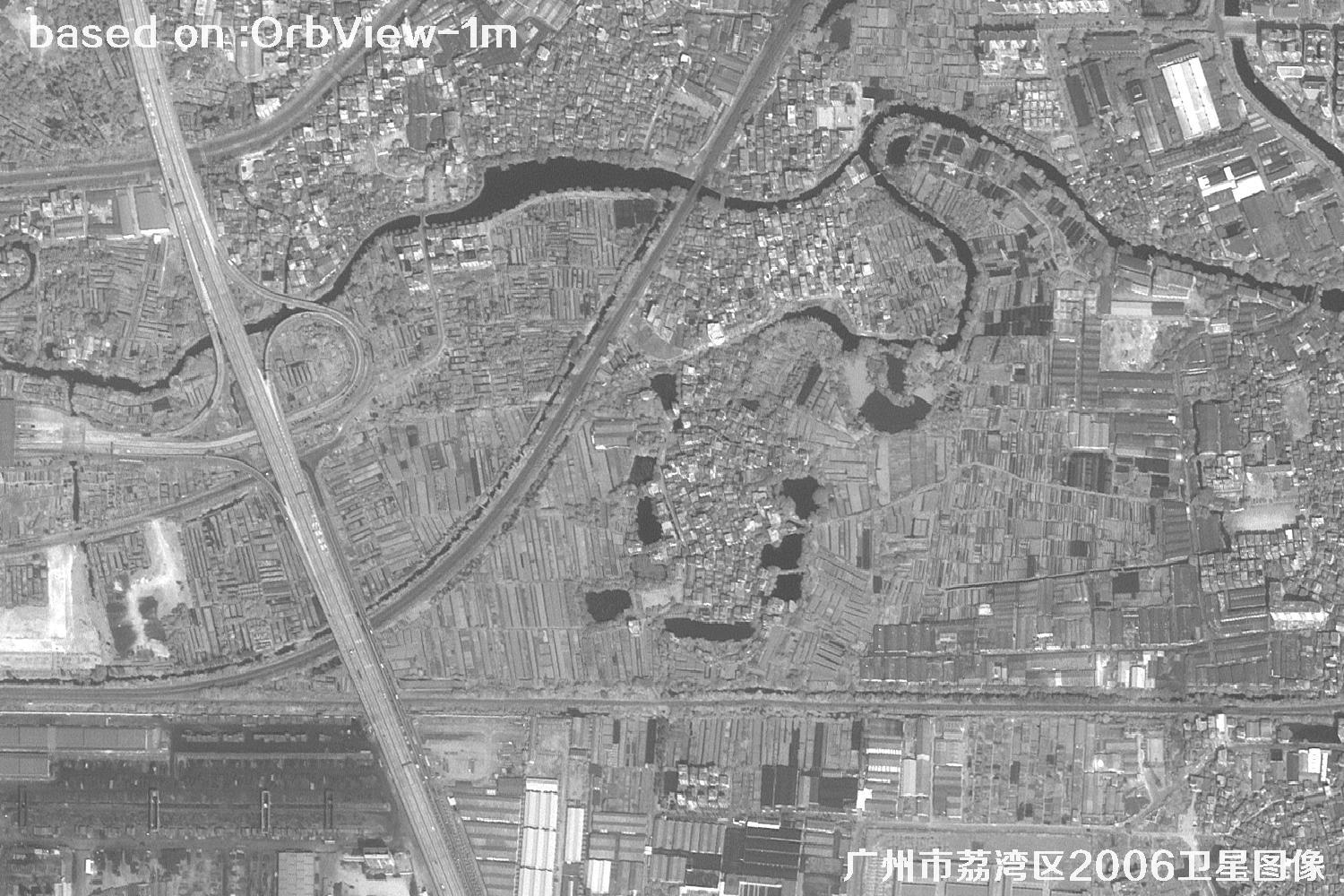 广州市荔湾区2006年1米分辨率OrbView卫星图像28