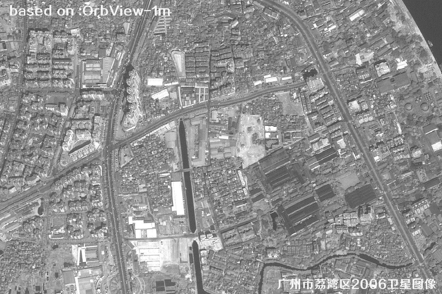 广州市荔湾区2006年1米分辨率OrbView卫星图像29