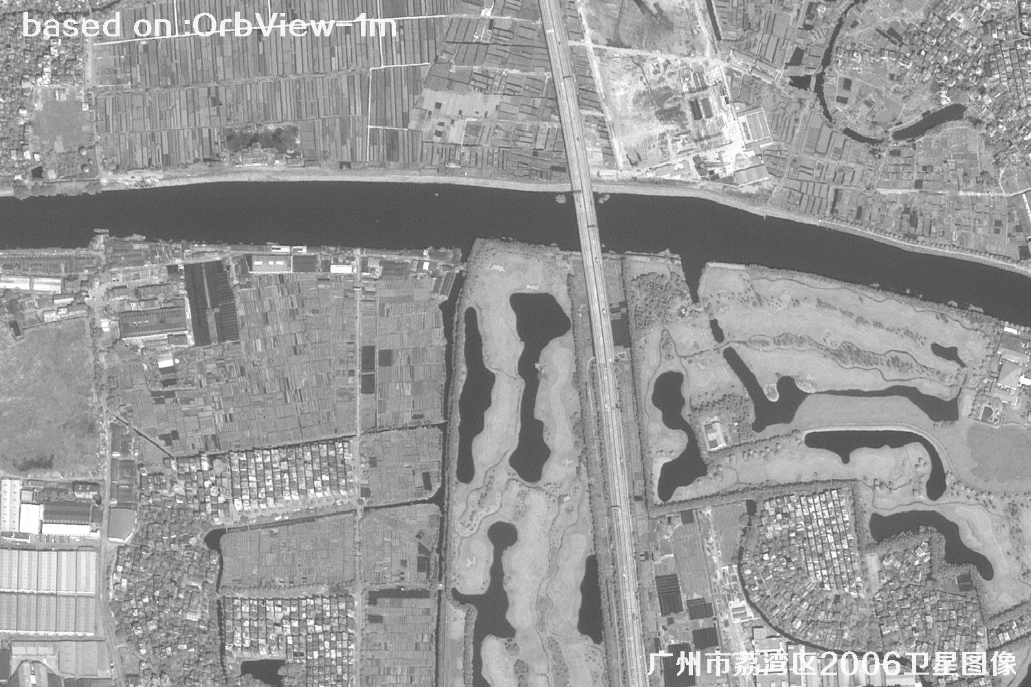 广州市荔湾区2006年1米分辨率OrbView卫星图像30