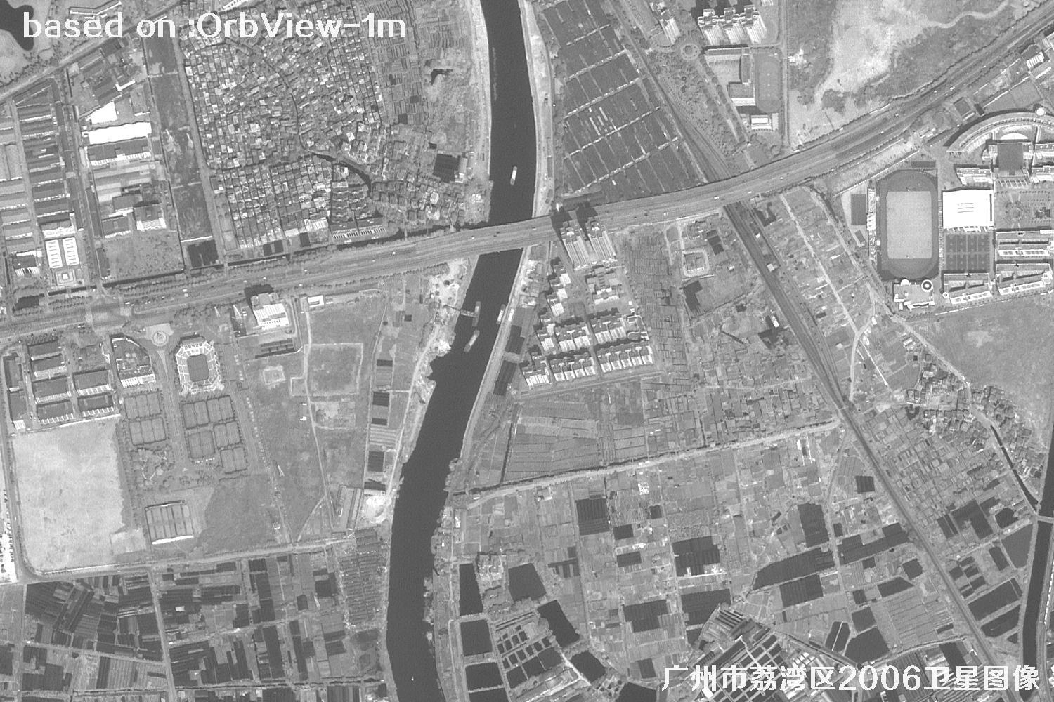 广州市荔湾区2006年1米分辨率OrbView卫星图像33