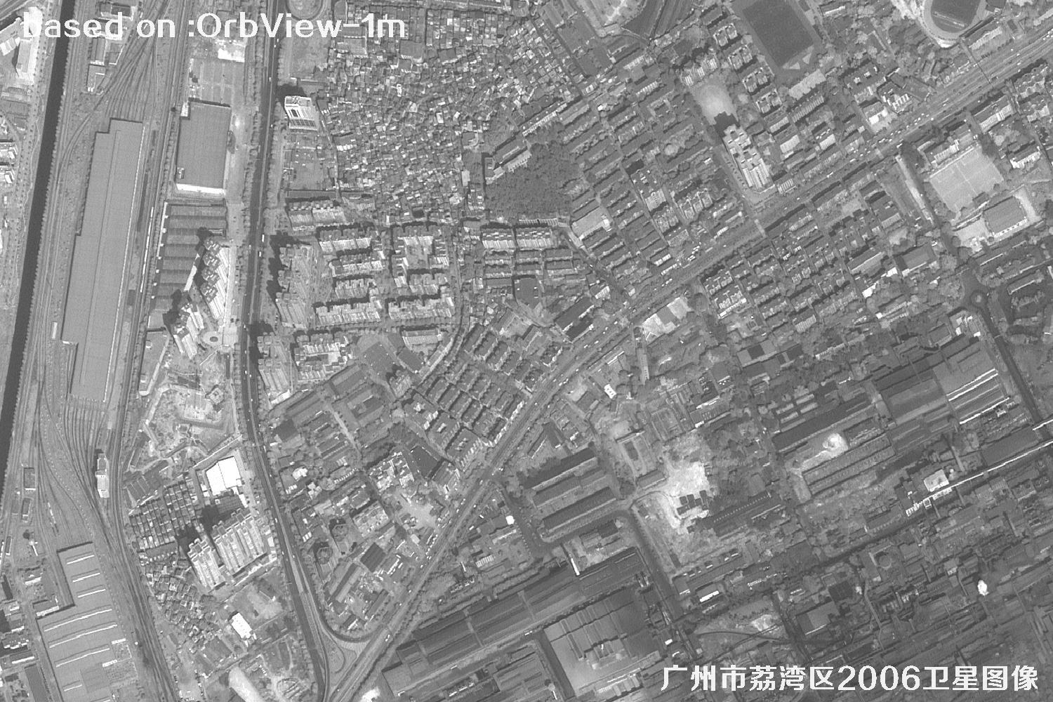 广州市荔湾区2006年1米分辨率OrbView卫星图像34
