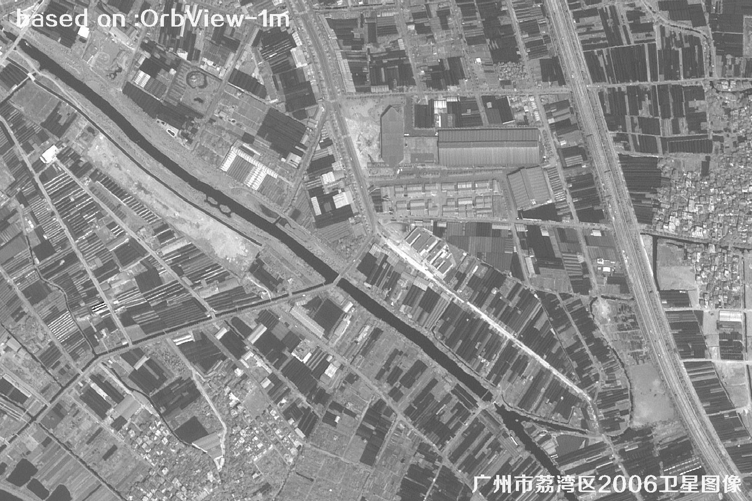 广州市荔湾区2006年1米分辨率OrbView卫星图像36