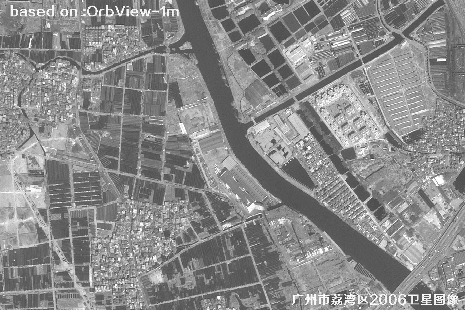 广州市荔湾区2006年1米分辨率OrbView卫星图像37