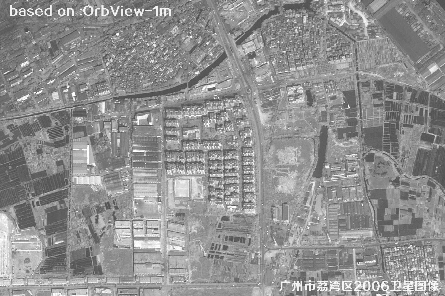 广州市荔湾区2006年1米分辨率OrbView卫星图像39