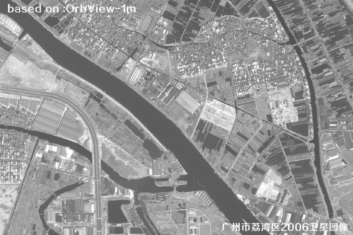 广州市荔湾区2006年1米分辨率OrbView卫星图像40