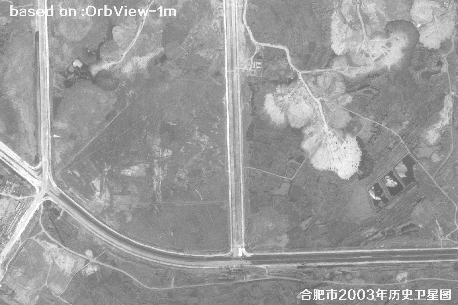 土地纠纷卫星图：安徽省合肥市2003年卫星图2