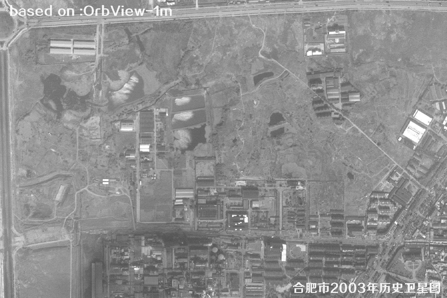 土地纠纷卫星图：安徽省合肥市2003年卫星图28
