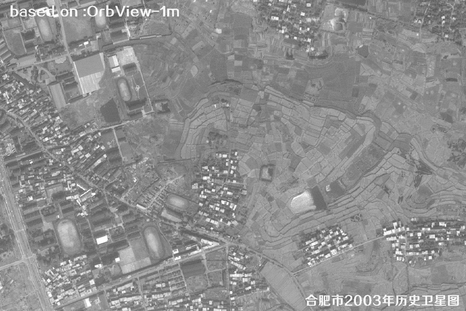 土地纠纷卫星图：安徽省合肥市2003年卫星图31