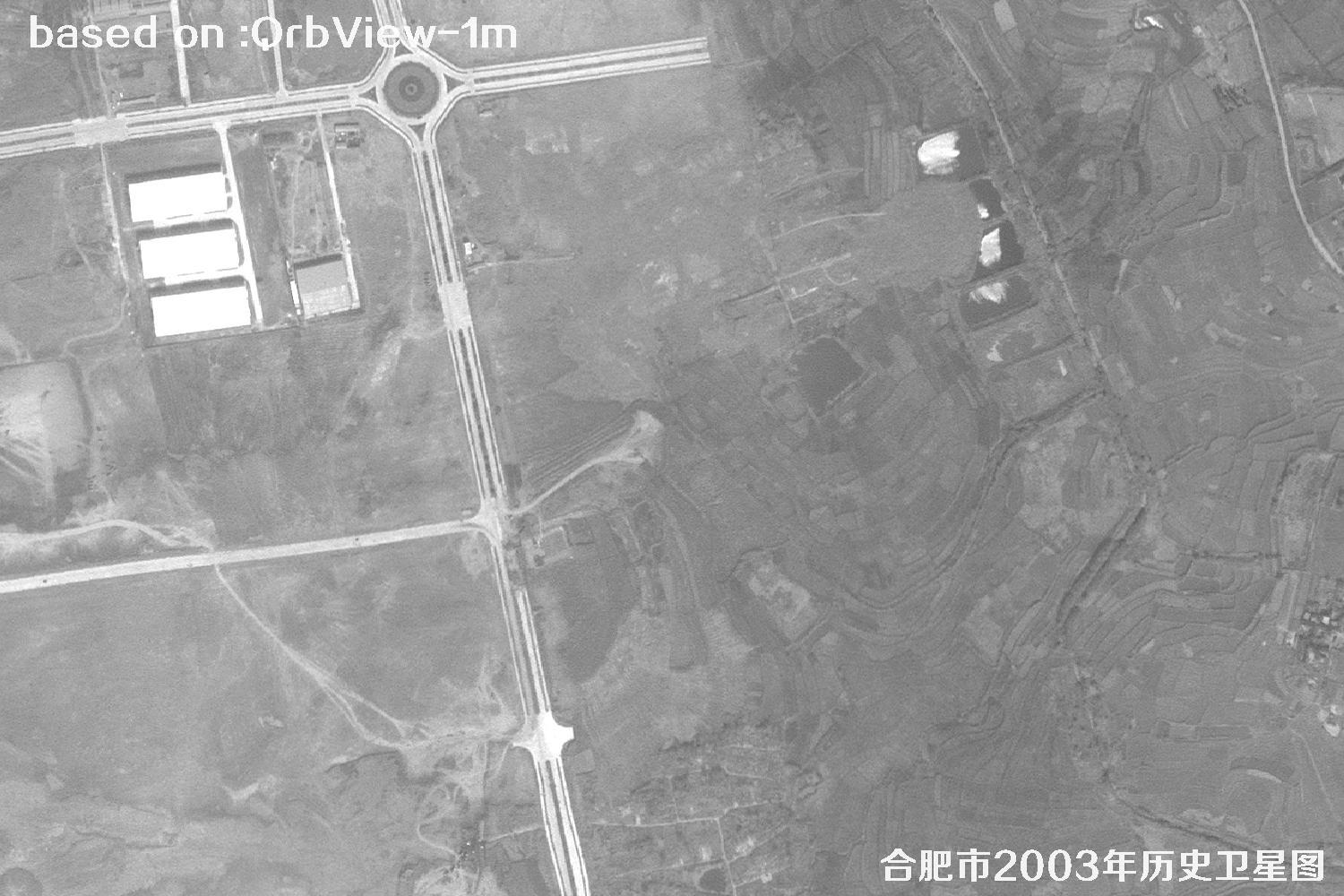 Historical Satellite Map for Land Disputes: 2003 OrbView Image of Hefei, Anhui44