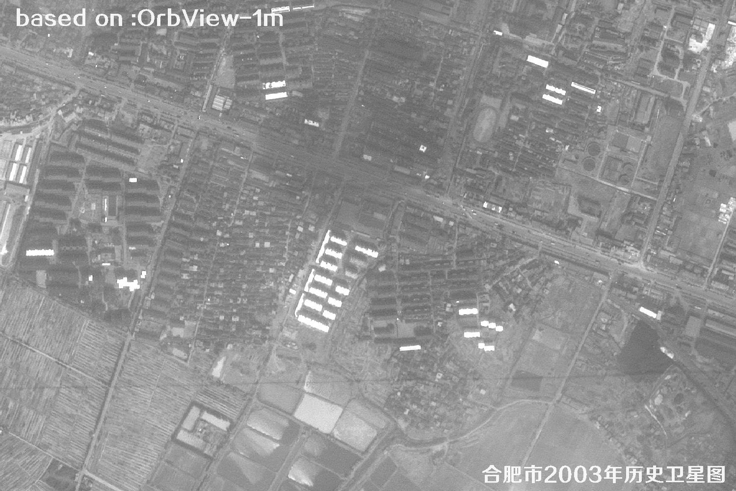 Historical Satellite Map for Land Disputes: 2003 OrbView Image of Hefei, Anhui47