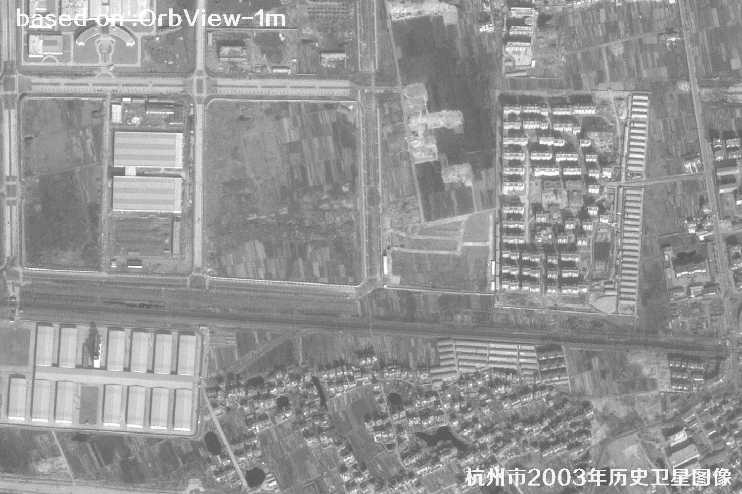 杭州市2003年OrbView卫星历史影像图15