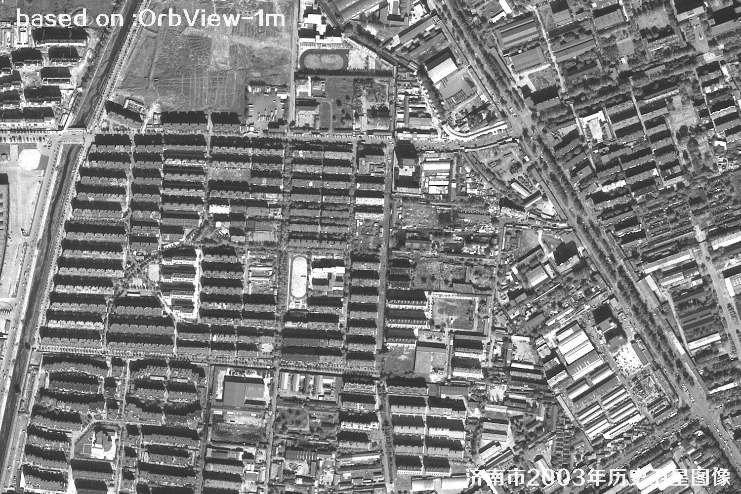 Jinan 2003 1m Resolution OrbView Satellite Historical Imagery 1
