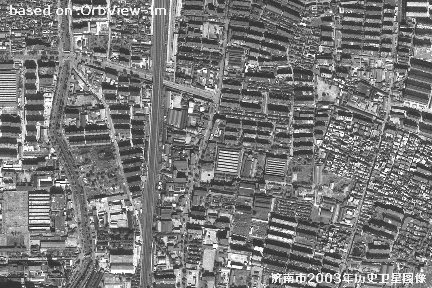 Jinan 2003 1m Resolution OrbView Satellite Historical Imagery 12