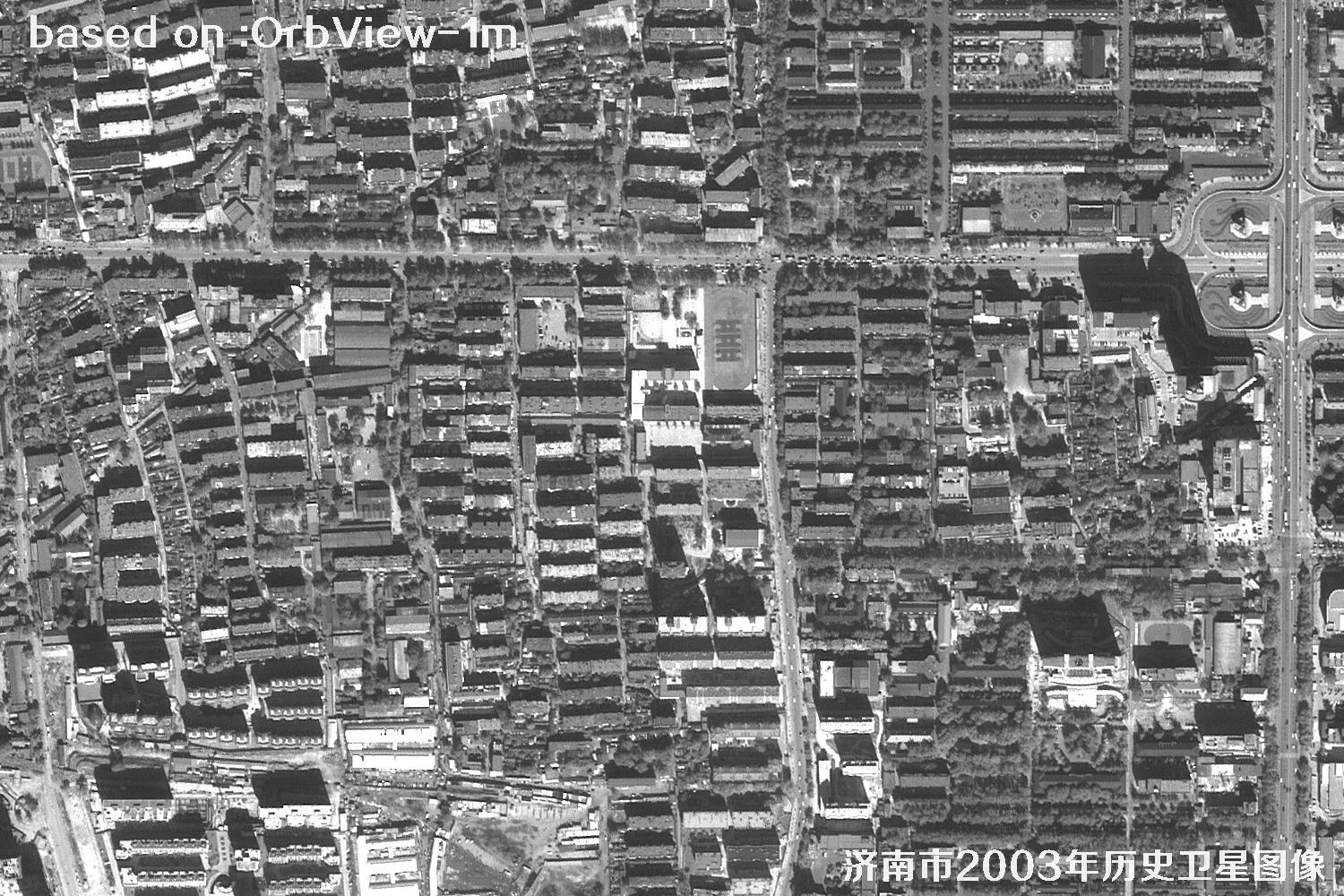 Jinan 2003 1m Resolution OrbView Satellite Historical Imagery 17