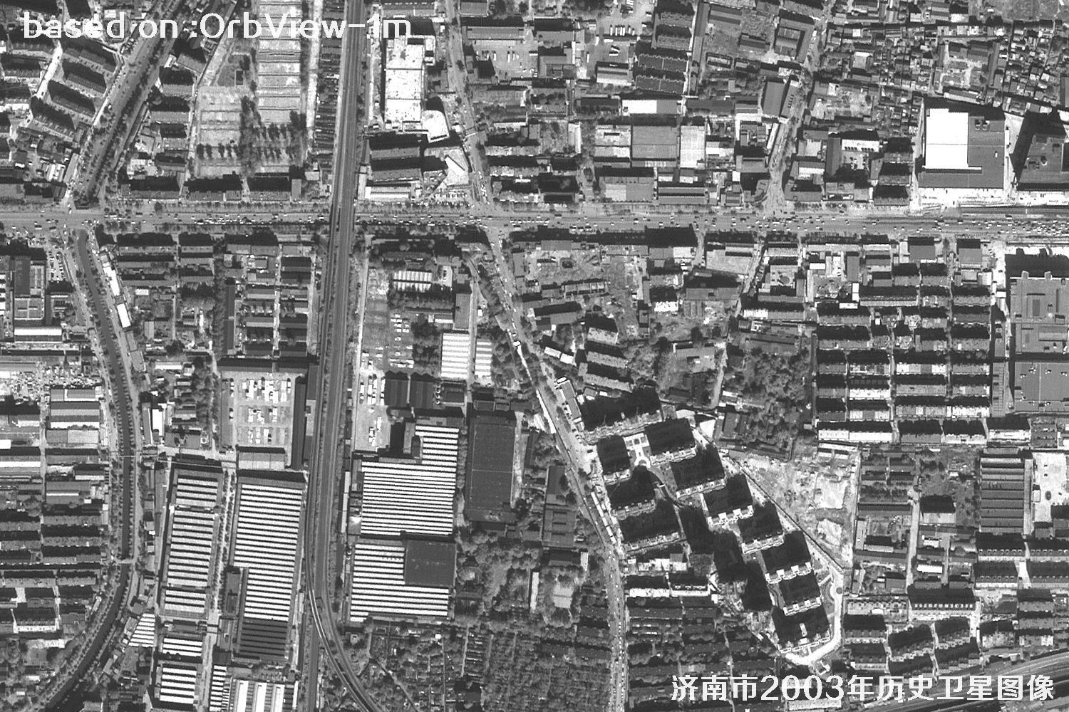 Jinan 2003 1m Resolution OrbView Satellite Historical Imagery 2