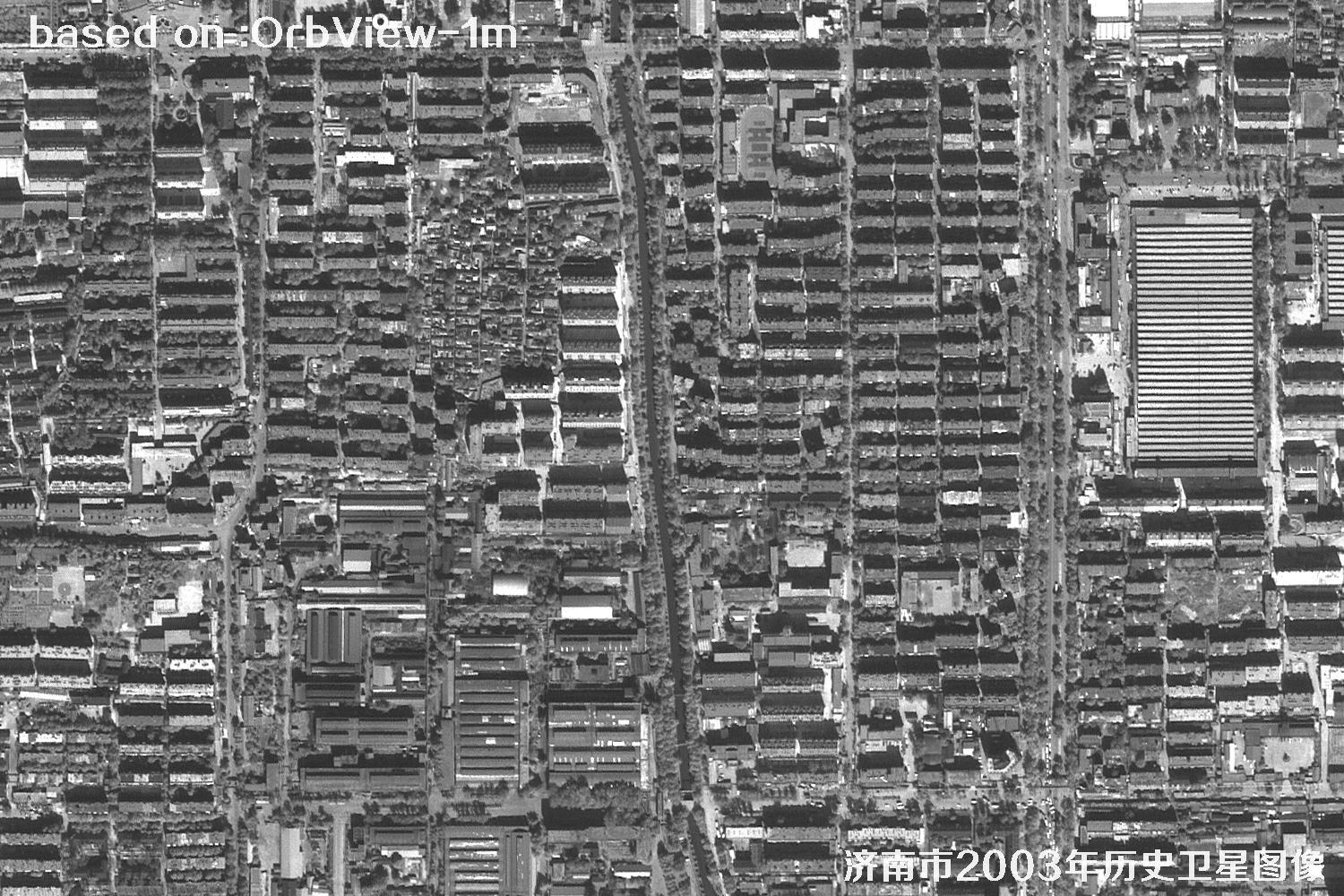 Jinan 2003 1m Resolution OrbView Satellite Historical Imagery 21