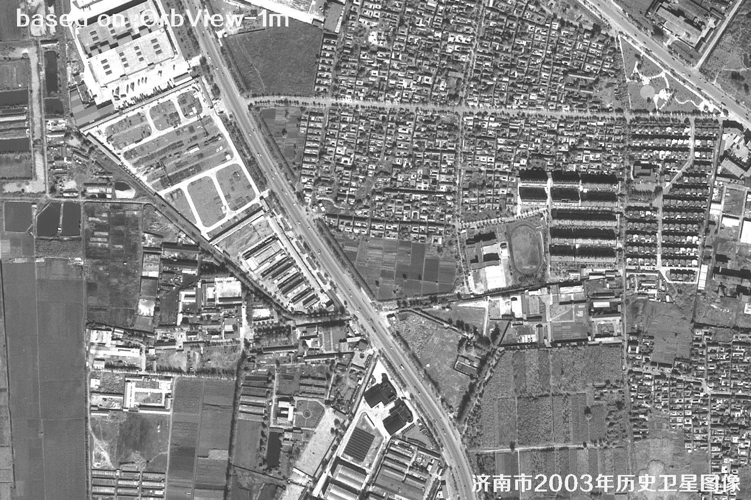Jinan 2003 1m Resolution OrbView Satellite Historical Imagery 22