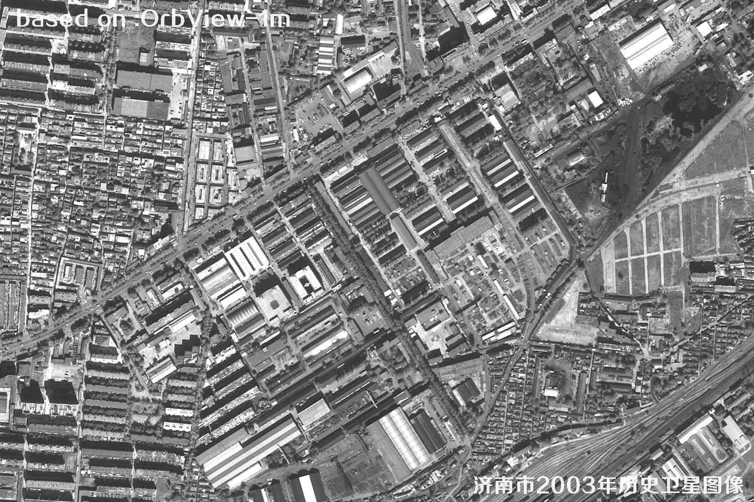 Jinan 2003 1m Resolution OrbView Satellite Historical Imagery 3