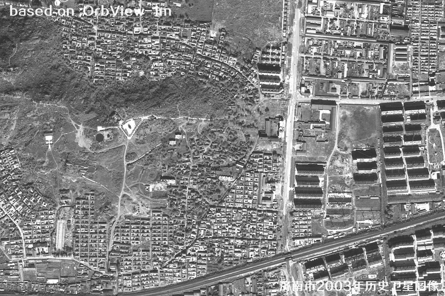 Jinan 2003 1m Resolution OrbView Satellite Historical Imagery 30