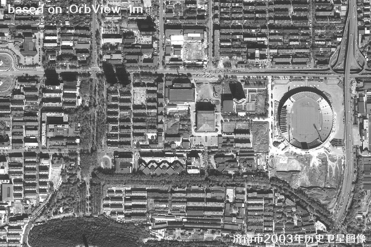 Jinan 2003 1m Resolution OrbView Satellite Historical Imagery 4